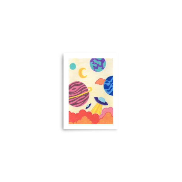 Into Space - Handmade Acrylic Market Art Poster